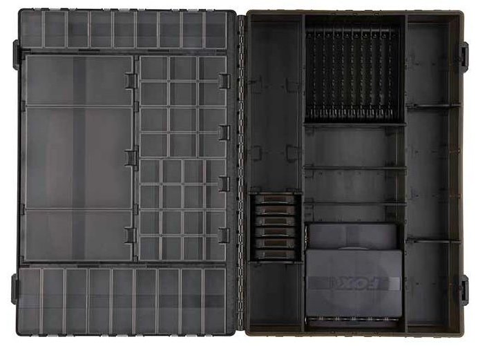 Контейнер FOX Loaded Large Tackle Box CBX096 серый купить,NaN