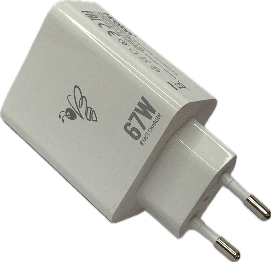 Зарядное устройство Hrolan A06 USB Type-C, USB белый