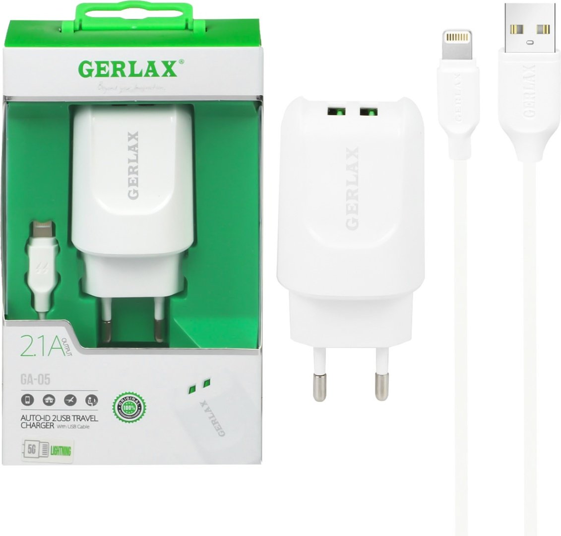 Зарядное устройство GERLAX GA-05 белый