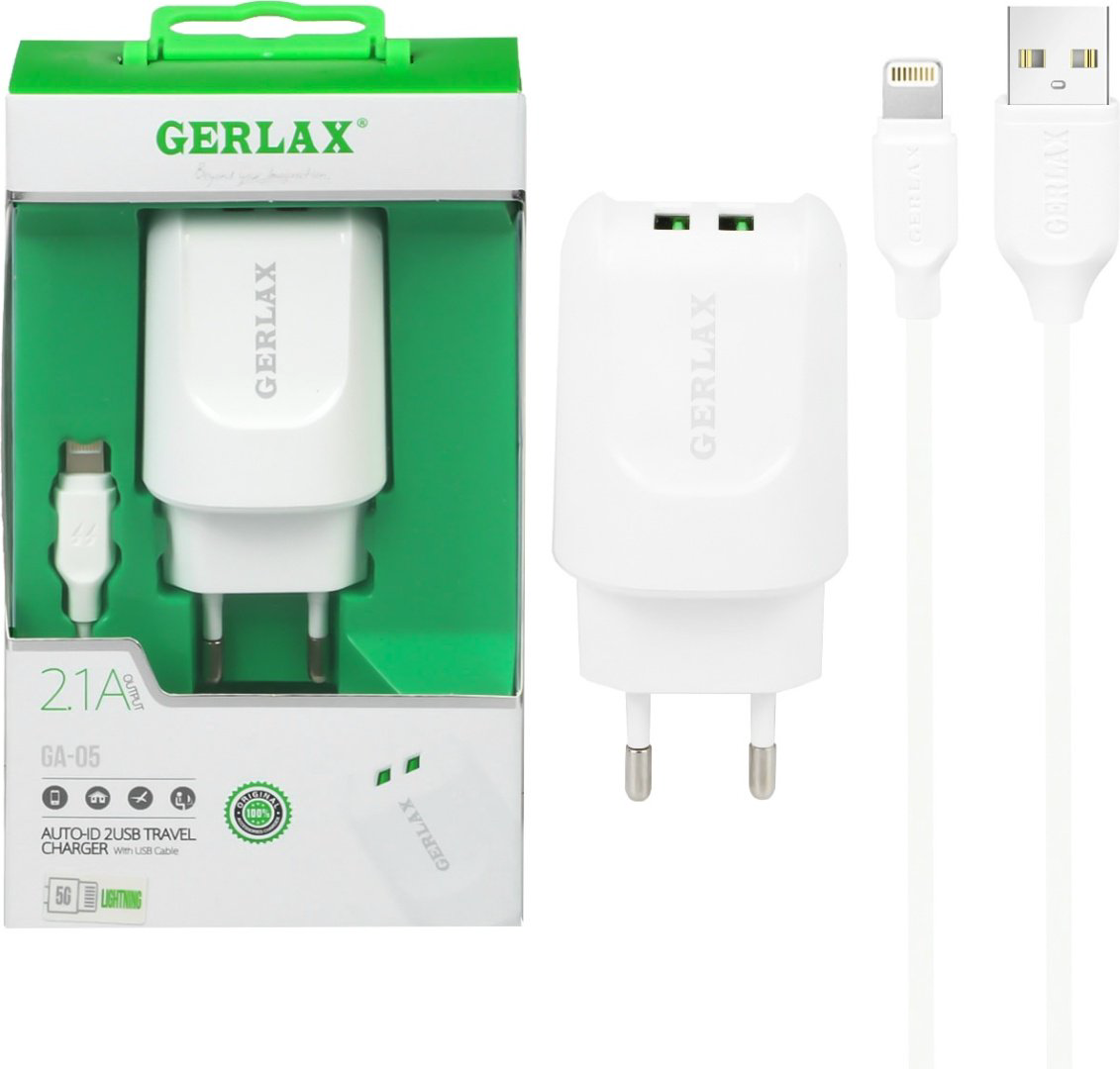 Зарядное устройство GERLAX GA-05 белый