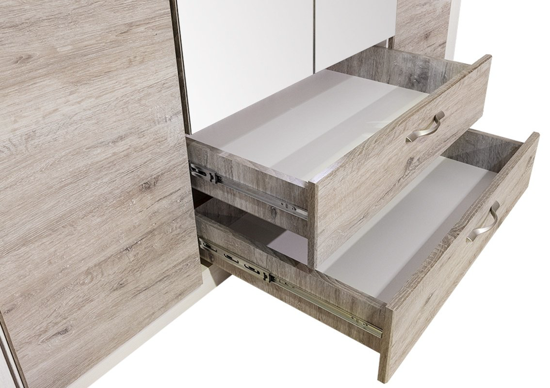 Распашной шкаф ANREX Оливия 4D2S Z, 176x217х60 см, коричневый купить,NaN