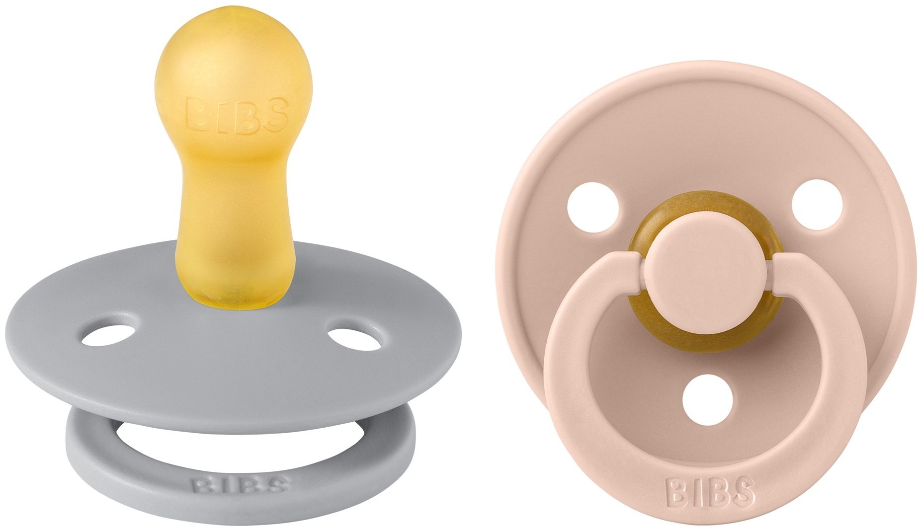 Набор пустышек BIBS Colour Cloud/Blush 6&#43; месяцев мультиколор