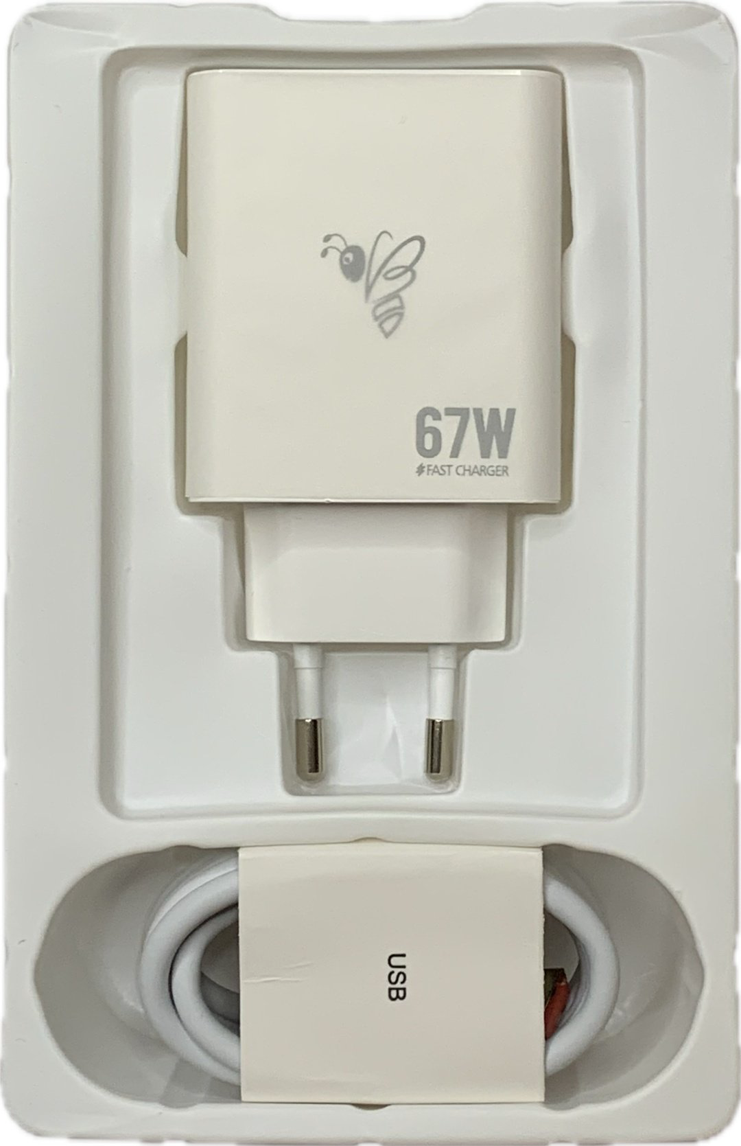 Зарядное устройство Hrolan A06 USB Type-C, USB белый купить,NaN