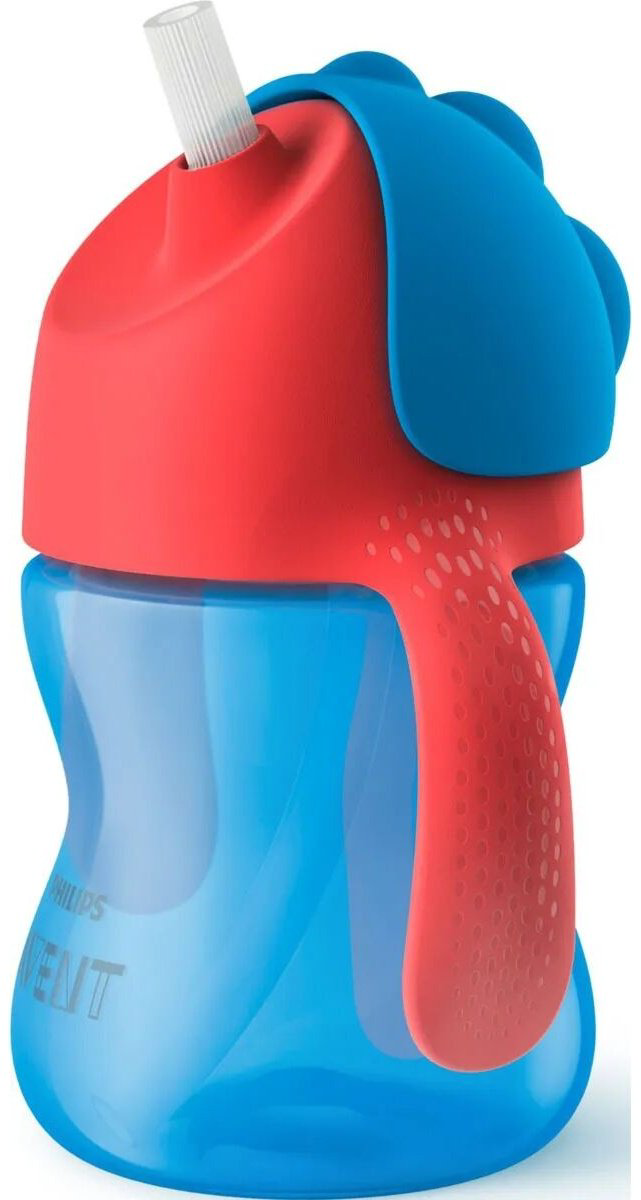 Поильник с трубочкой Philips Avent, 200 мл, синий