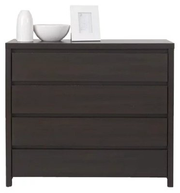 Комод BRW Каспиан KOM4S, 105x40.50x92 см, коричневый купить,NaN