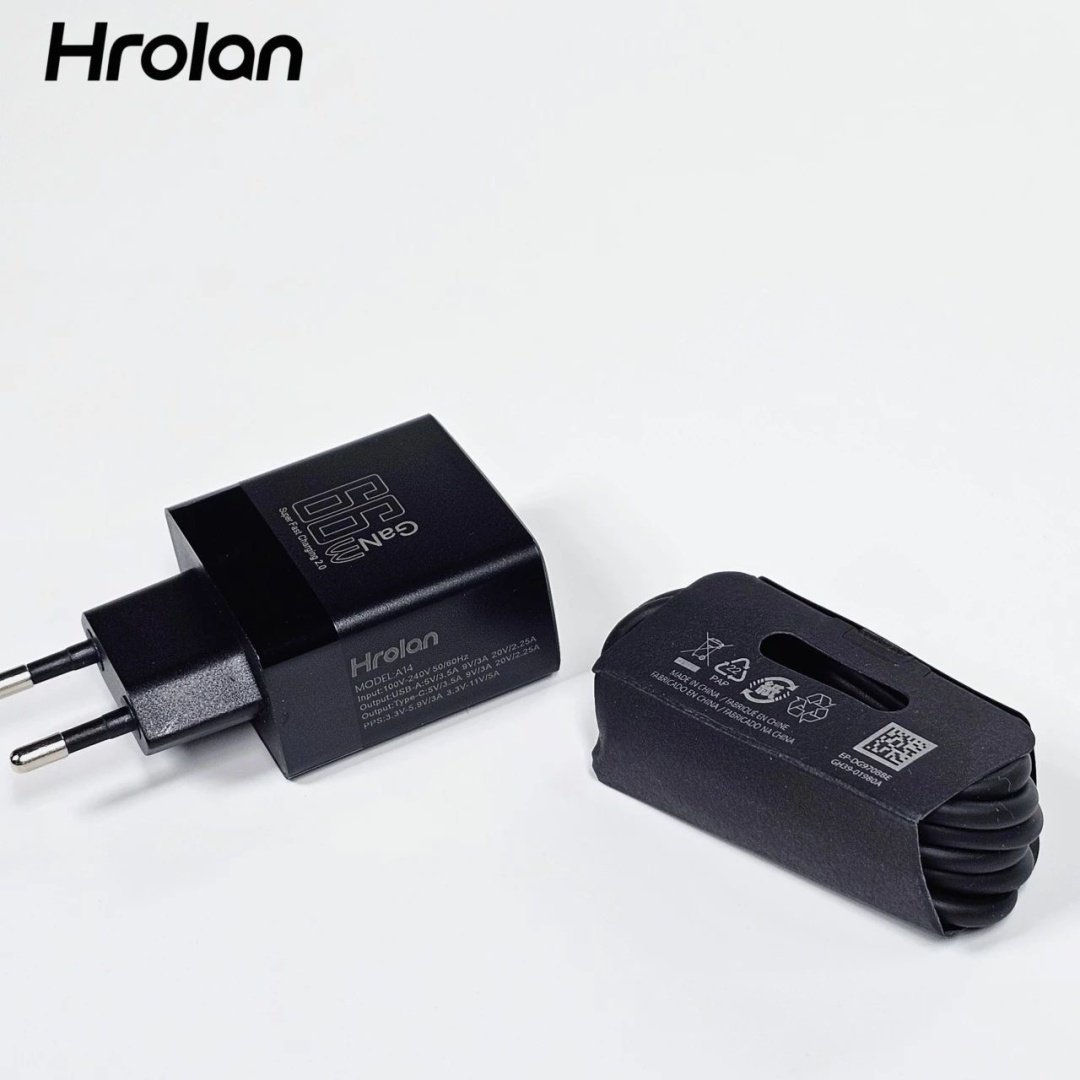 Зарядное устройство Hrolan A12 30W USB Type-C, USB черный купить,NaN
