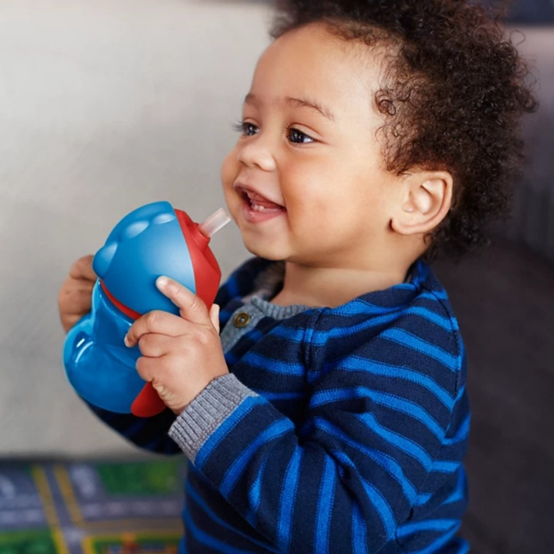 Поильник с трубочкой Philips Avent, 200 мл, синий купить,NaN