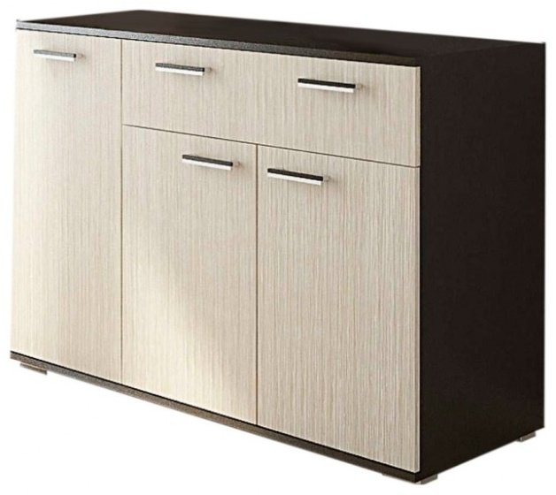 Комод Стендмебель №4, 120x46x83 см, коричневый