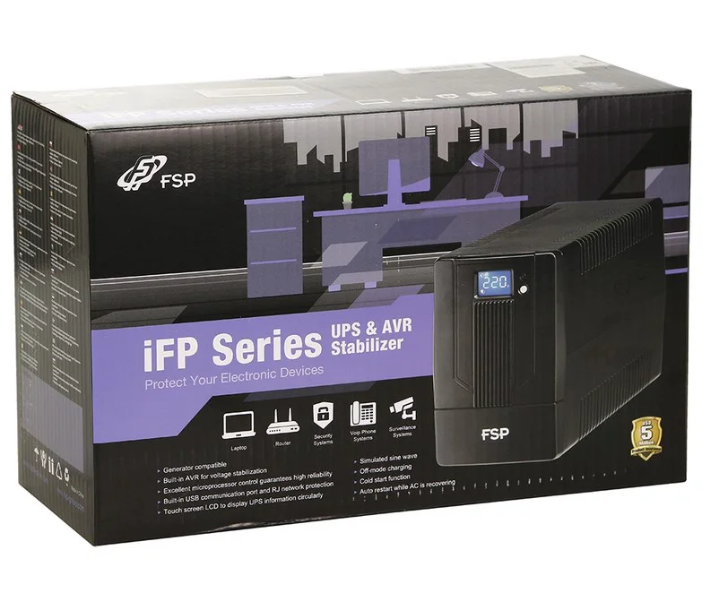 Блок бесперебойного питания FSP iFP 600 PPF3602704 чёрный