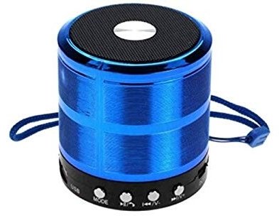 Портативная колонка Enjoy Music Mini Speaker WS-887 синий
