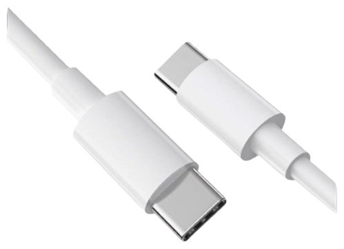 Кабель GERLAX USB TypeC (F), USB TypeC (M), 1 м, белый