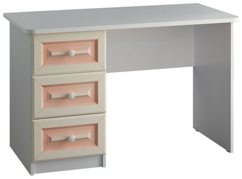 Стол письменный Мебельcон Алиса, 120х59x75.2 см, белый