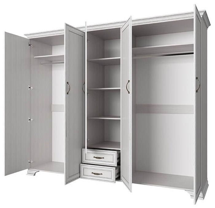 Шкаф ANREX 504 Тиффани 5DG2S Z 259x212.1х64.1см мультиколор купить,NaN
