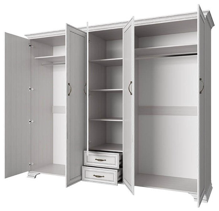 Шкаф ANREX 504 Тиффани 5DG2S Z 259x212.1х64.1см мультиколор купить,NaN