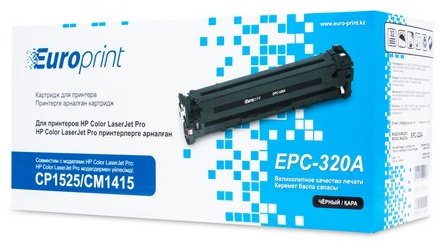 Картриджи Europrint EPC-CE320A черный