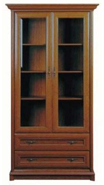 Шкаф-витрина Гербор Соната-26 2D2S коричневый купить,NaN