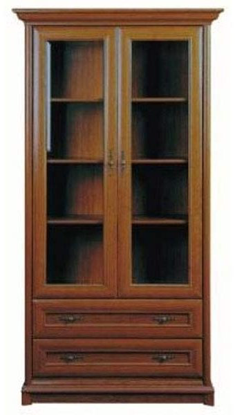 Шкаф-витрина Гербор Соната-26 2D2S коричневый купить,NaN