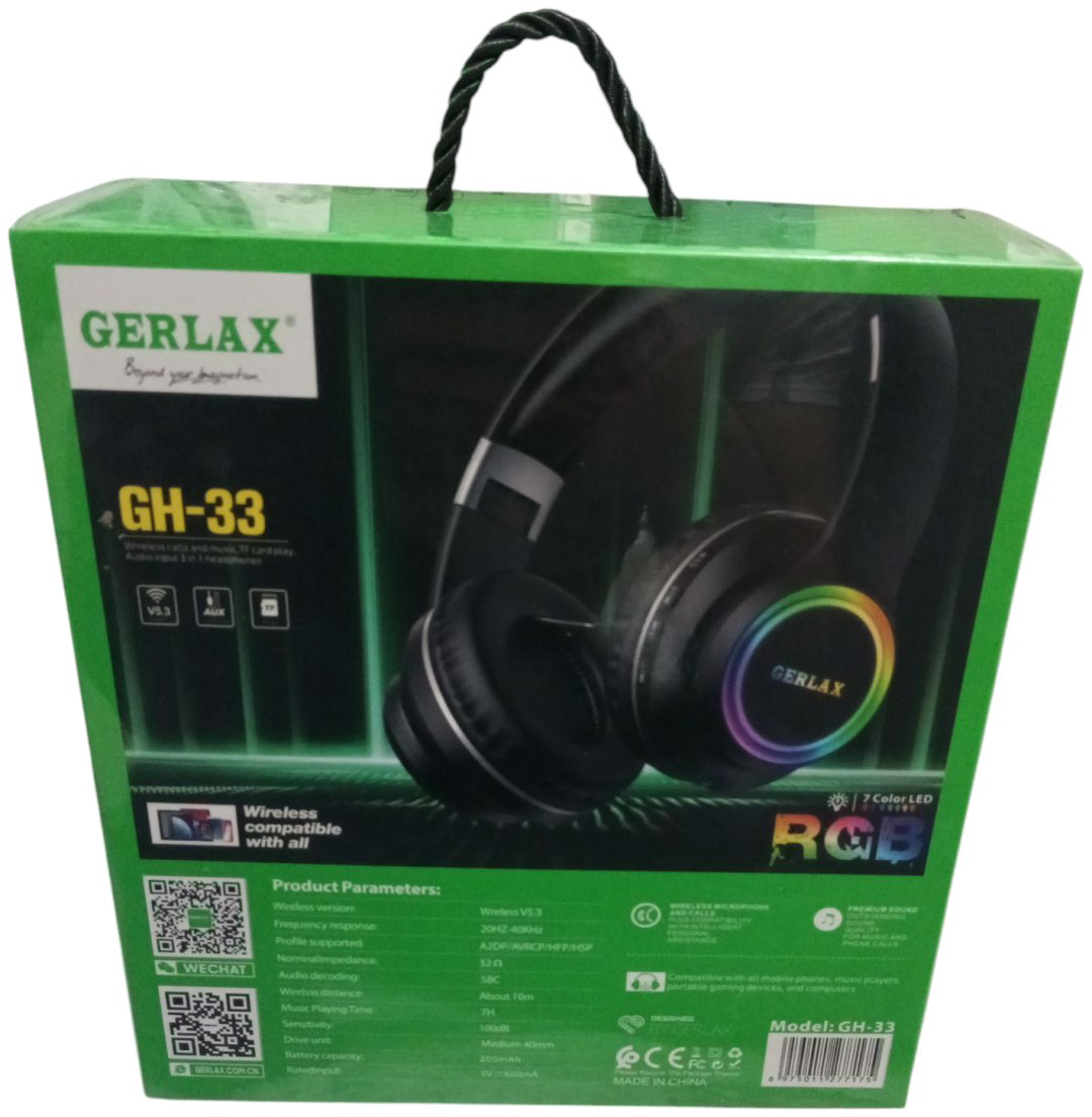 Наушники GERLAX Gh33 черный купить,NaN