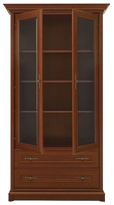 Шкаф-витрина Гербор Соната-26 2D2S коричневый купить,NaN