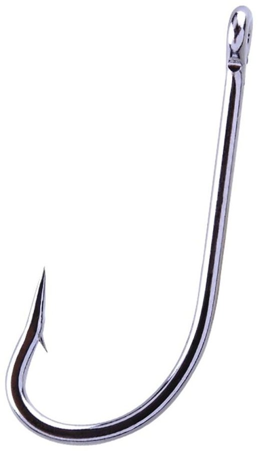 Крючок для рыбалки BKK O’Shaughnessy-R White Nickel №12 одинарный серебристый 10 шт купить,NaN