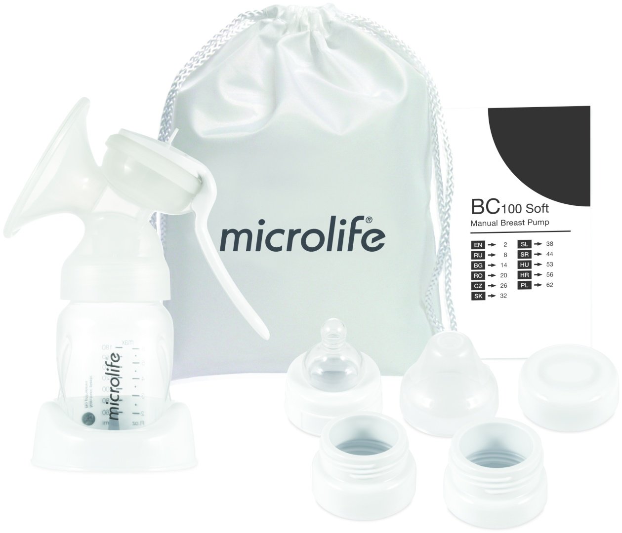 MICROLIFE Ручной молокоотсос BC 100 Soft - ForteMarket MICROLIFE Ручной молокоотсос BC 100 Soft купить,0