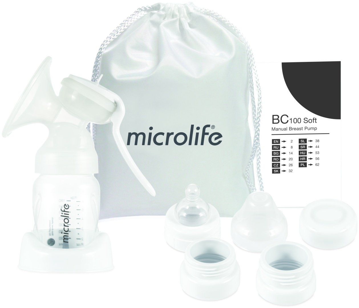 MICROLIFE Ручной молокоотсос BC 100 Soft купить,NaN