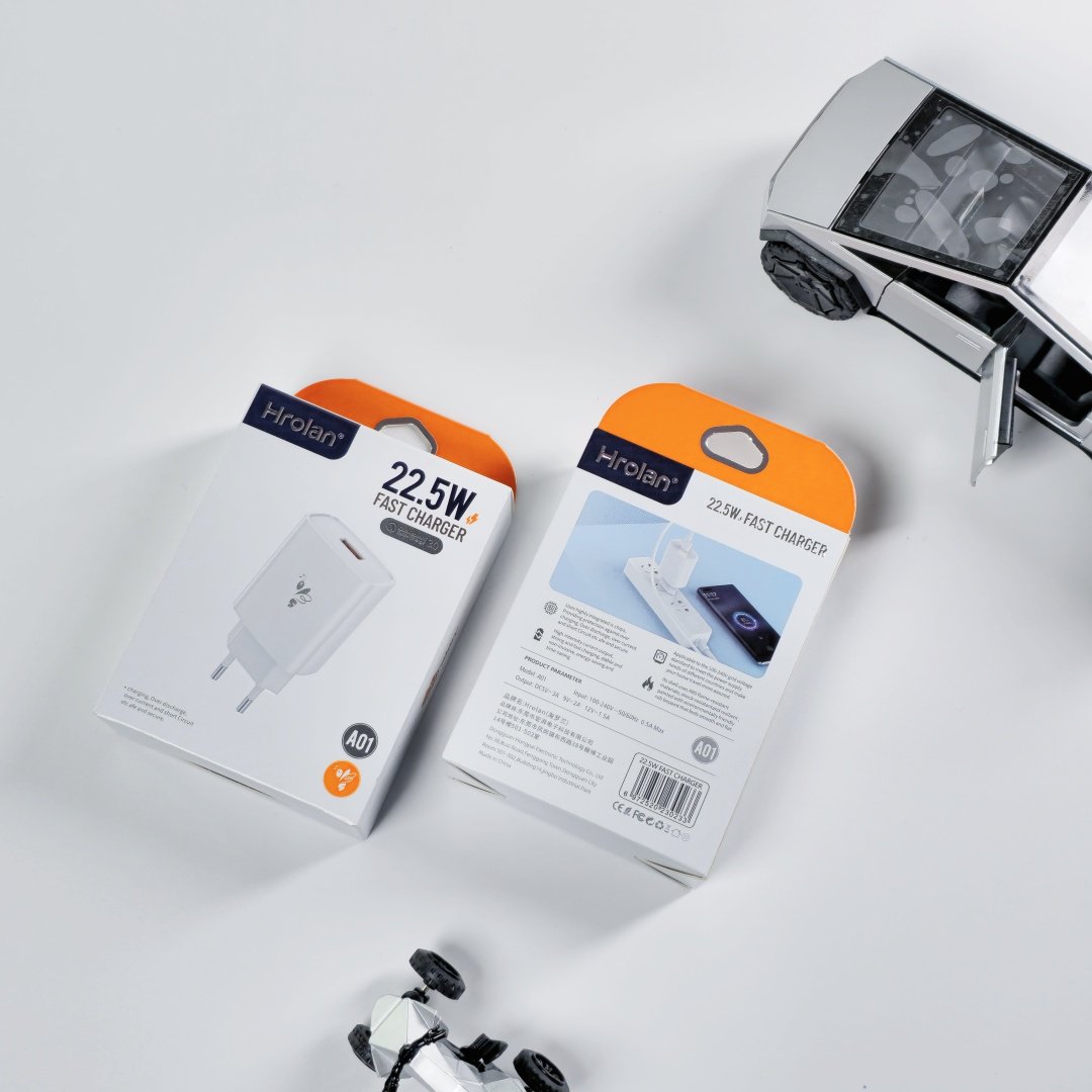 Зарядное устройство Hrolan A01 22.5W USB белый