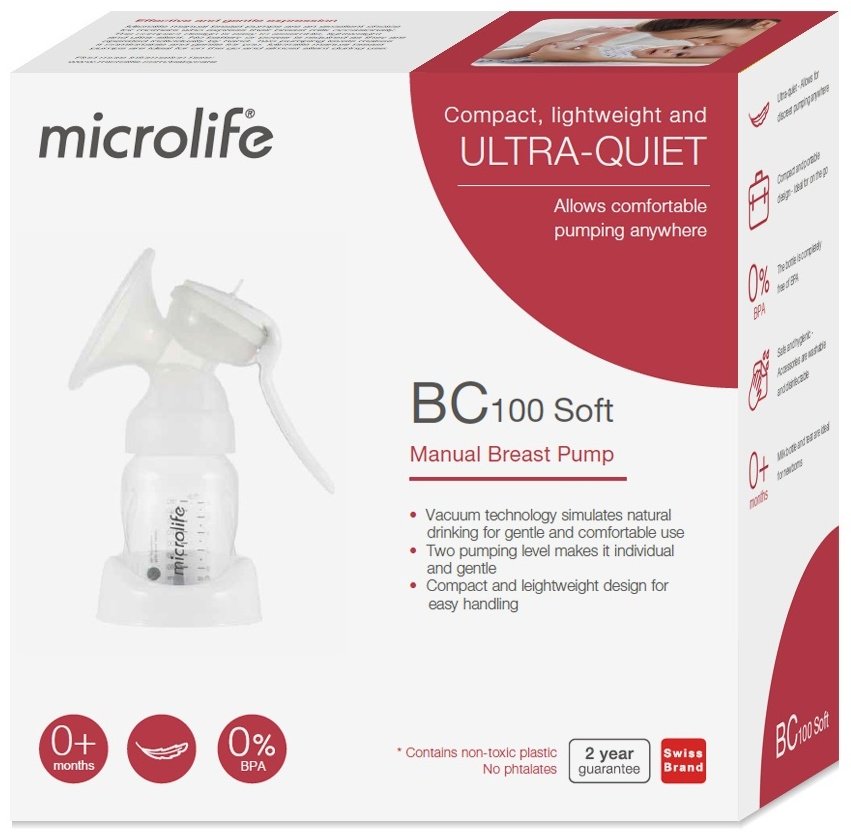 MICROLIFE Ручной молокоотсос BC 100 Soft - ForteMarket MICROLIFE Ручной молокоотсос BC 100 Soft купить,0
