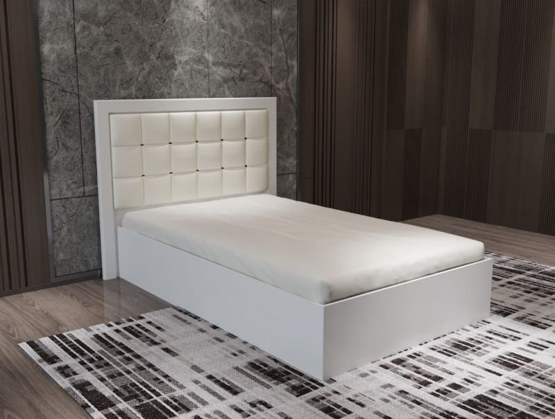 Кровать Grand Miks Турин 200x90х115см белая купить,NaN