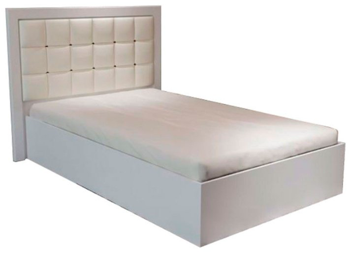 Кровать Grand Miks Турин 200x90х115см белая купить,NaN