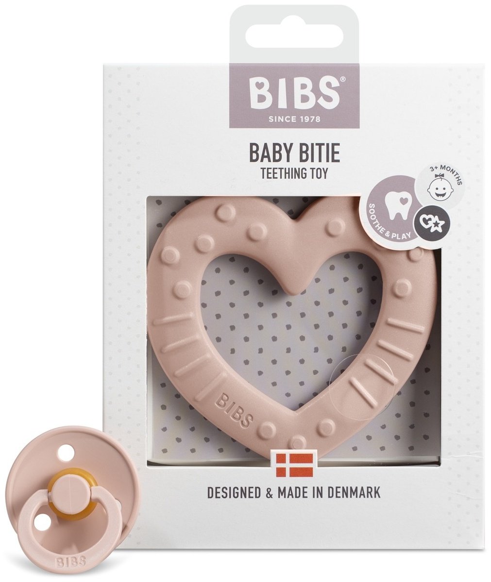 Прорезыватель грызунок BIBS Baby Bitie Heart Blush