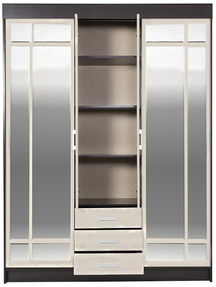 Шкаф-купе Стендмебель Лидер-1К 1700, 170x210х57 см, коричневый купить,NaN