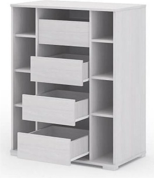 Комод Стендмебель Сальма КМ 022 83x46x106см белый купить,NaN