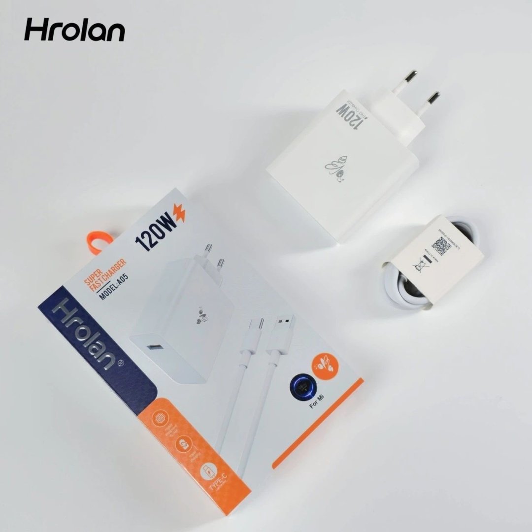 Зарядное устройство Hrolan A05 120W USB Type-C белый купить,16500