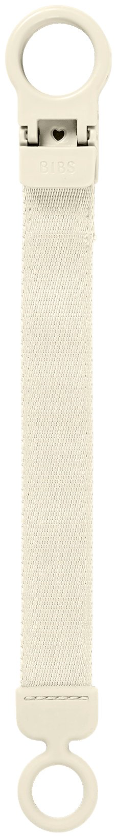 Держатель пустышки BIBS Clip Loop Ivory, 1 шт, белый купить,NaN