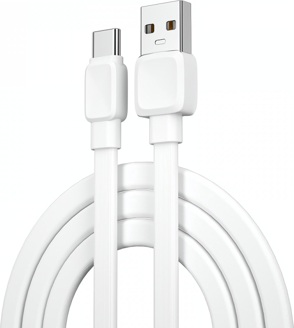 Кабель WIWU USB TypeC (F), USB Type-A (M), 1 м, белый