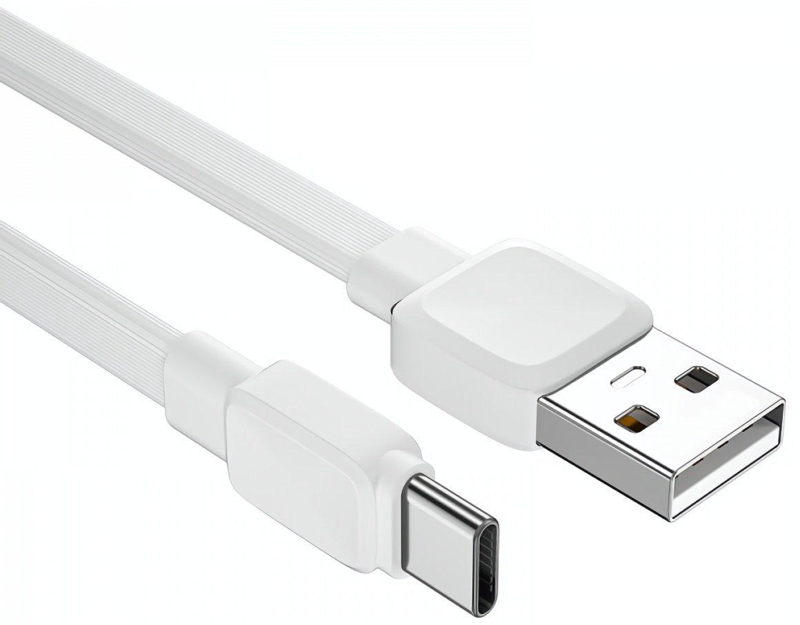 Кабель WIWU USB TypeC (F), USB Type-A (M), 1 м, белый купить,NaN