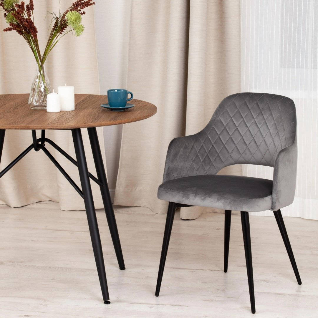 Комплект стульев Tetchair Valkyria 711, 80x55x55 см, серый купить,NaN