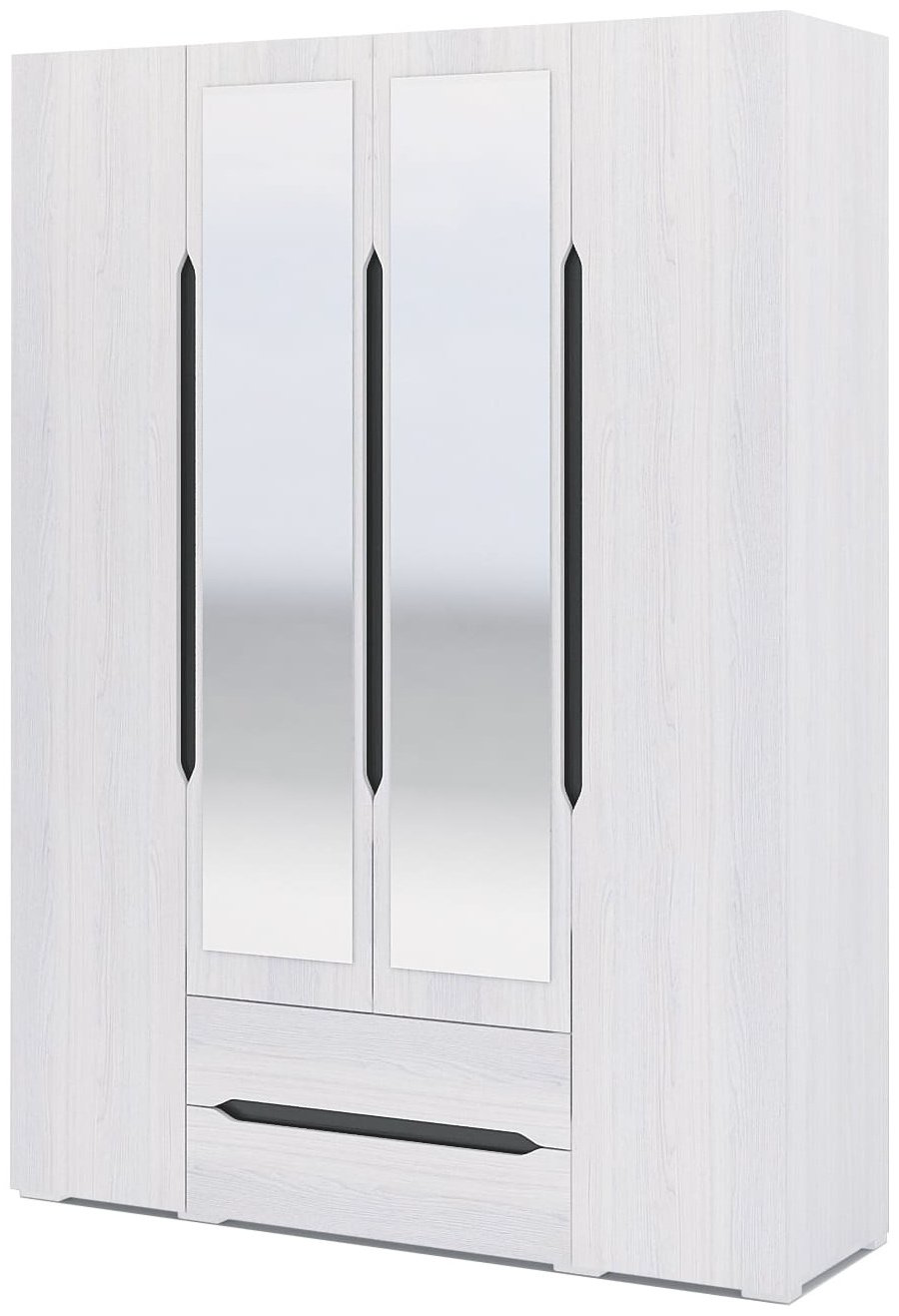Распашной шкаф Стендмебель Валенсия СТМ ШК 014, 160x220х50 см, белый купить,NaN