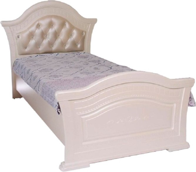 Кровать СлонимМебель Венера 90x200см бежевая купить,NaN