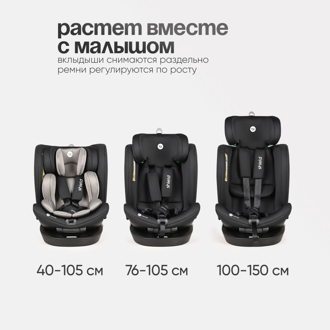 TOMIX Shield 0/1/2/3 (до 36 кг) черный купить,NaN