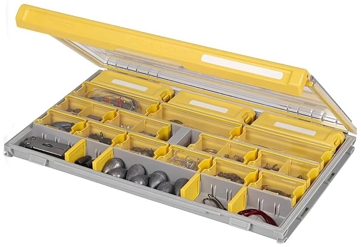 Коробка для приманок Plano Edge Tackle Terminal 3700 Plase400 желтый купить,NaN