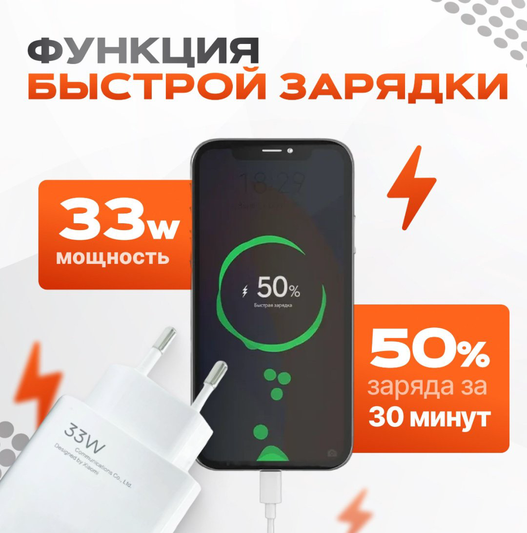 Зарядное устройство GERLAX А14 USB Type-C, USB белый купить,15600