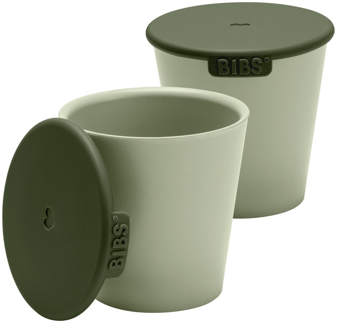 Комплект посуды BIBS 4310250 , пластик, зеленый