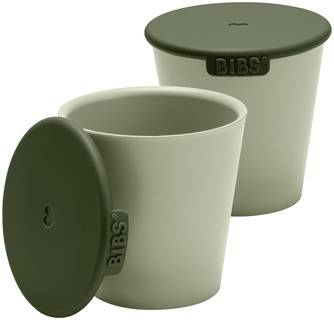 Комплект посуды BIBS 4310250 , пластик, зеленый