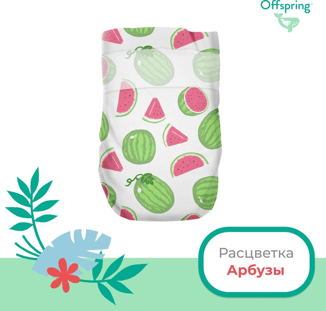 Подгузники Offspring L, 36 шт купить,NaN