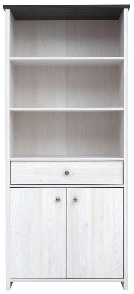 Стеллаж Loftwood Порто REG2D1S Джанни 88.5x40x199.5см белый купить,NaN