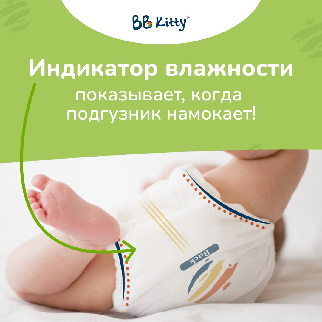 Подгузники-трусики BB Kitty Premium M, 48 шт купить,NaN