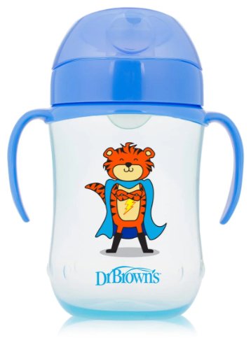 Поильник-непроливайка Dr. Browns, 270 мл, пластик/силикон