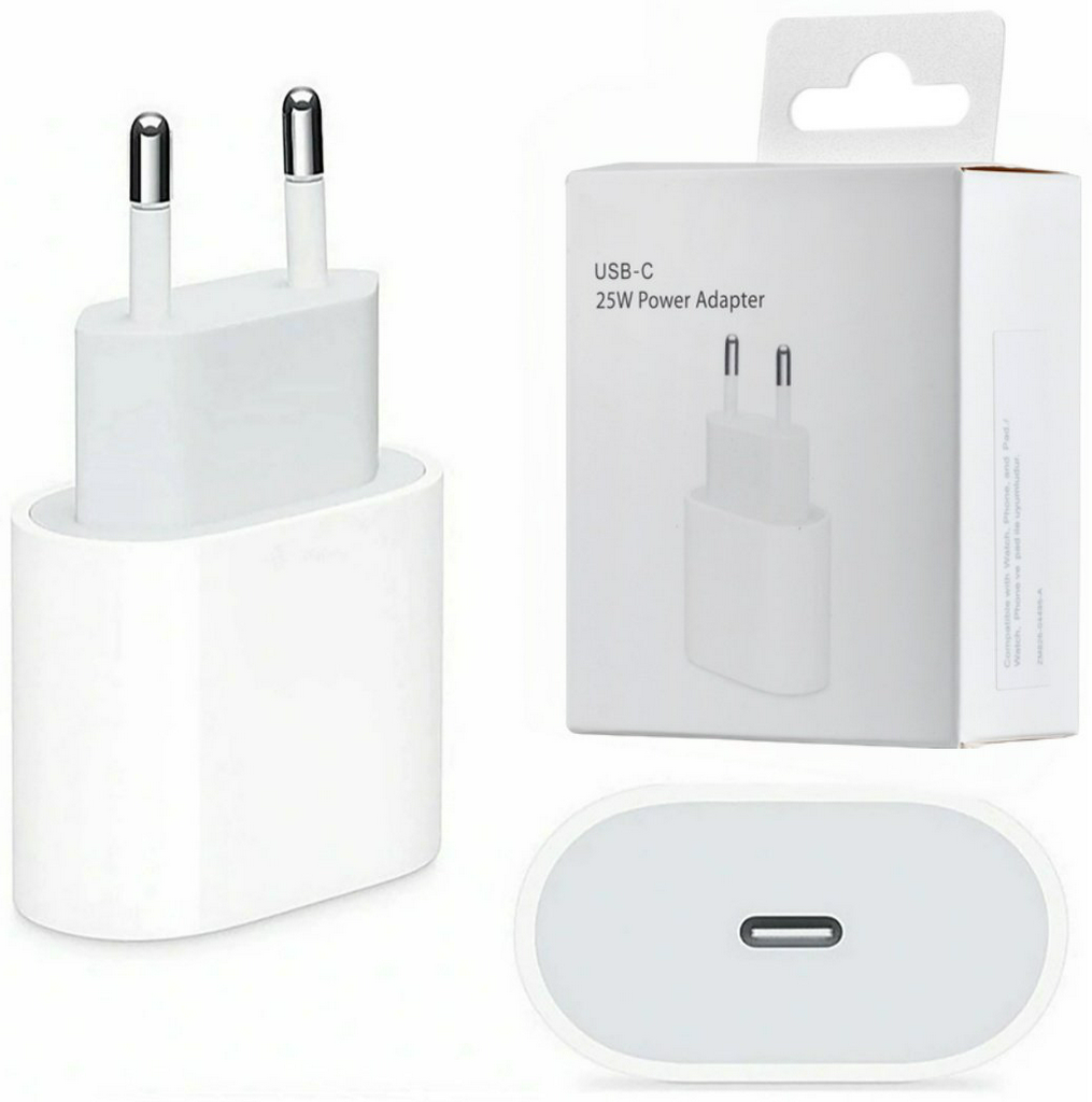 Зарядное устройство MHJE3ZMA/A USB Type-C белый
